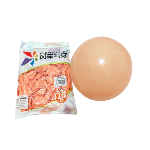 10 Inch Peach Common Matte Balloon For Holiday