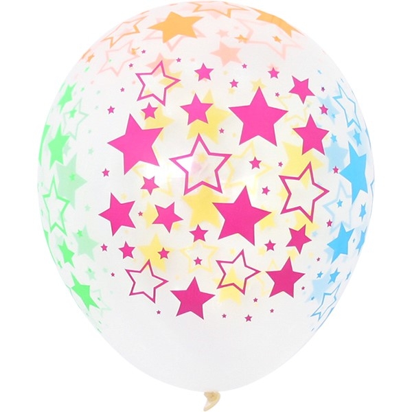 star printed balloon