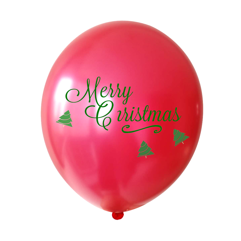 Christmas print balloon