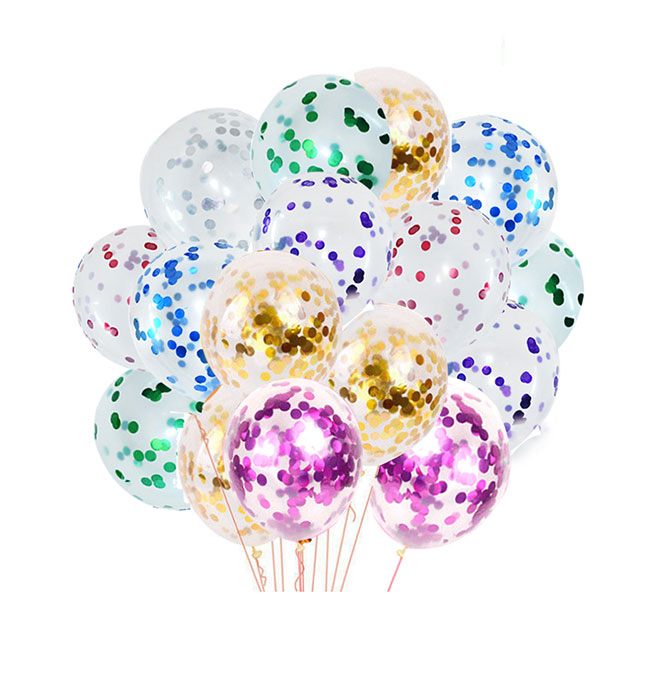 How to Stick Confetti on the Balloon