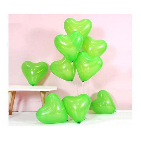 Green Heart-shaped Balloon Combination