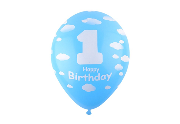 number balloon for advertising