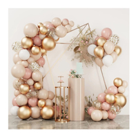 Gold Blush Balloon Garland