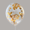 Interesting Gold Confetti Balloon for Party