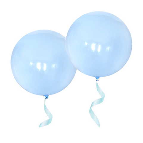 36 Inch Blue Pastel Balloons