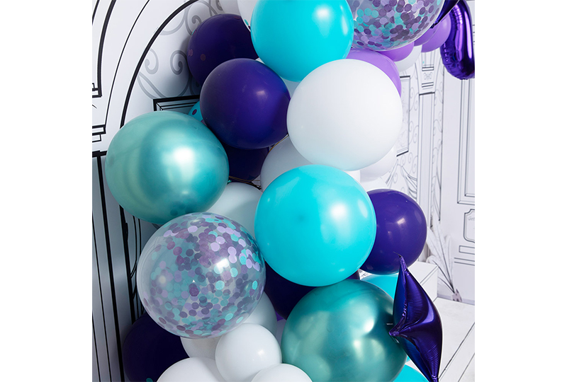 Mermaid tail balloon garland