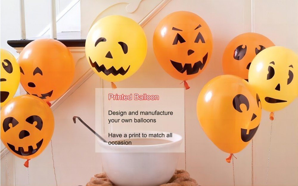 Halloween print balloon