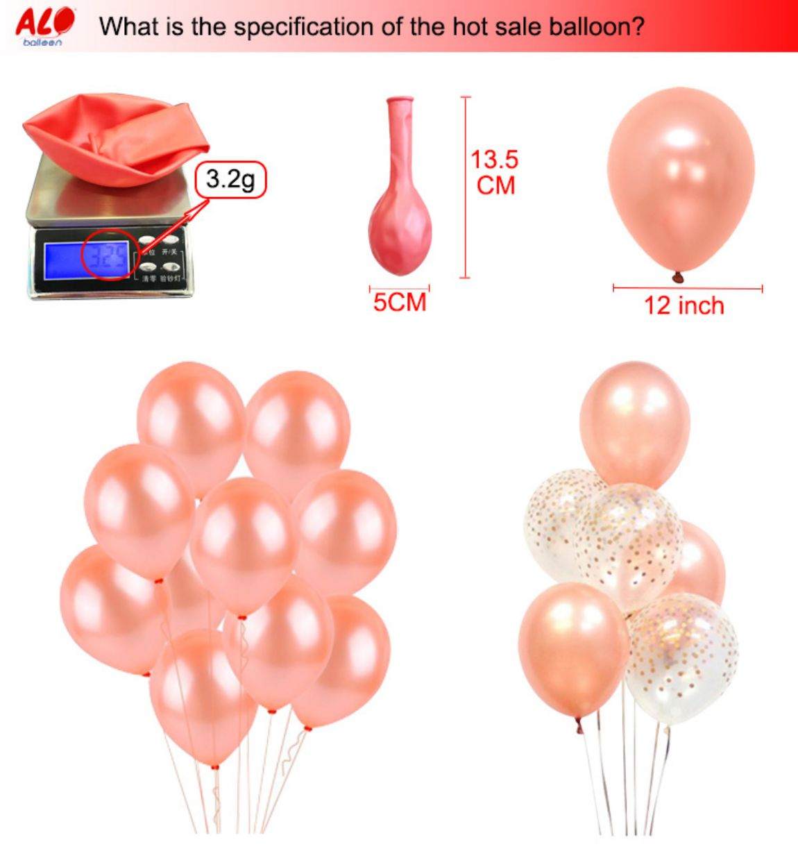 12 Inch Latex Balloon