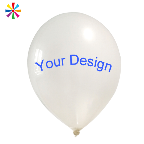 Factory Cheap Inflatable Air Helium Custom Print Logo Personalized Latex Balloon with Logo Printed