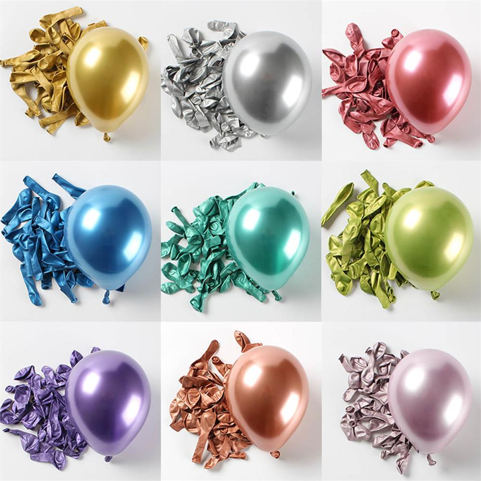 5 inch Metallic Chrome Balloon