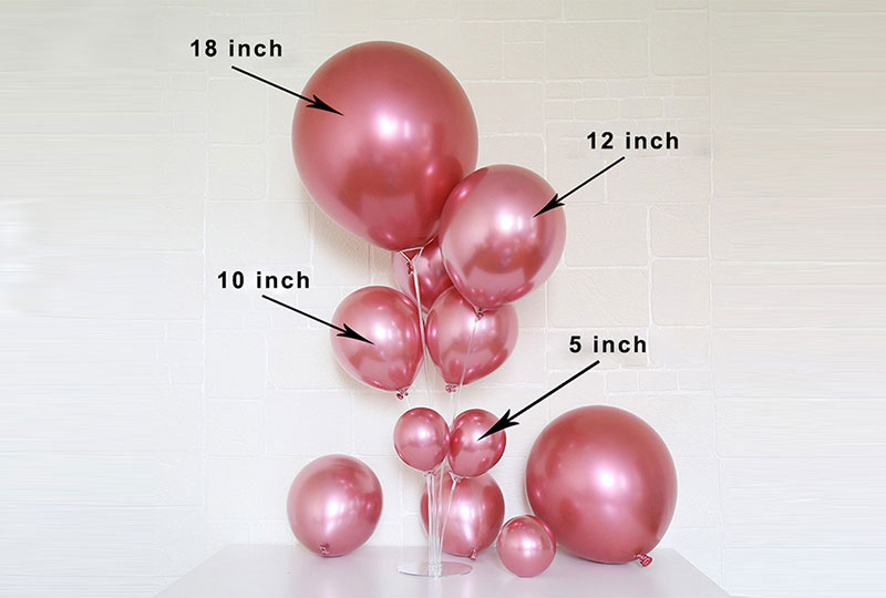 5 inch Metallic Chrome Balloon