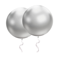 Chrome Silver 36inch Balloon