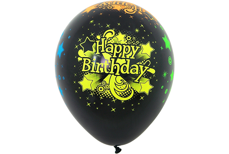 Birthday print balloon