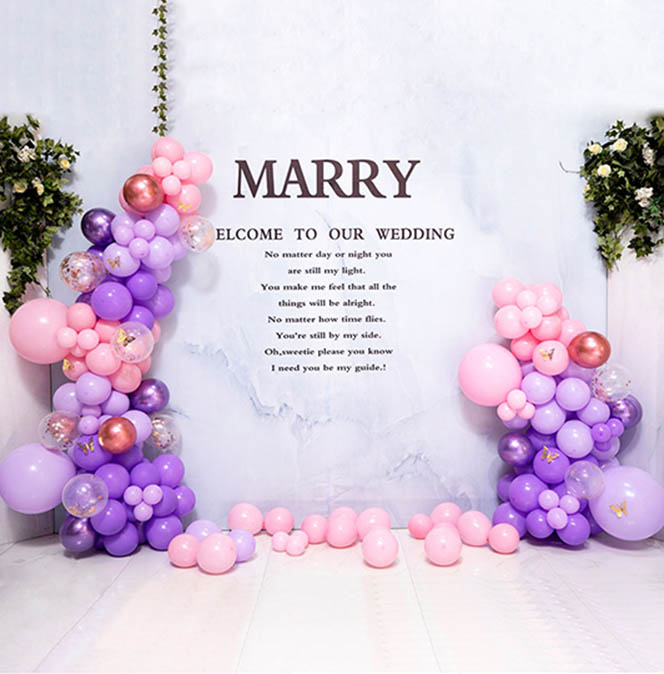 Wedding balloon set