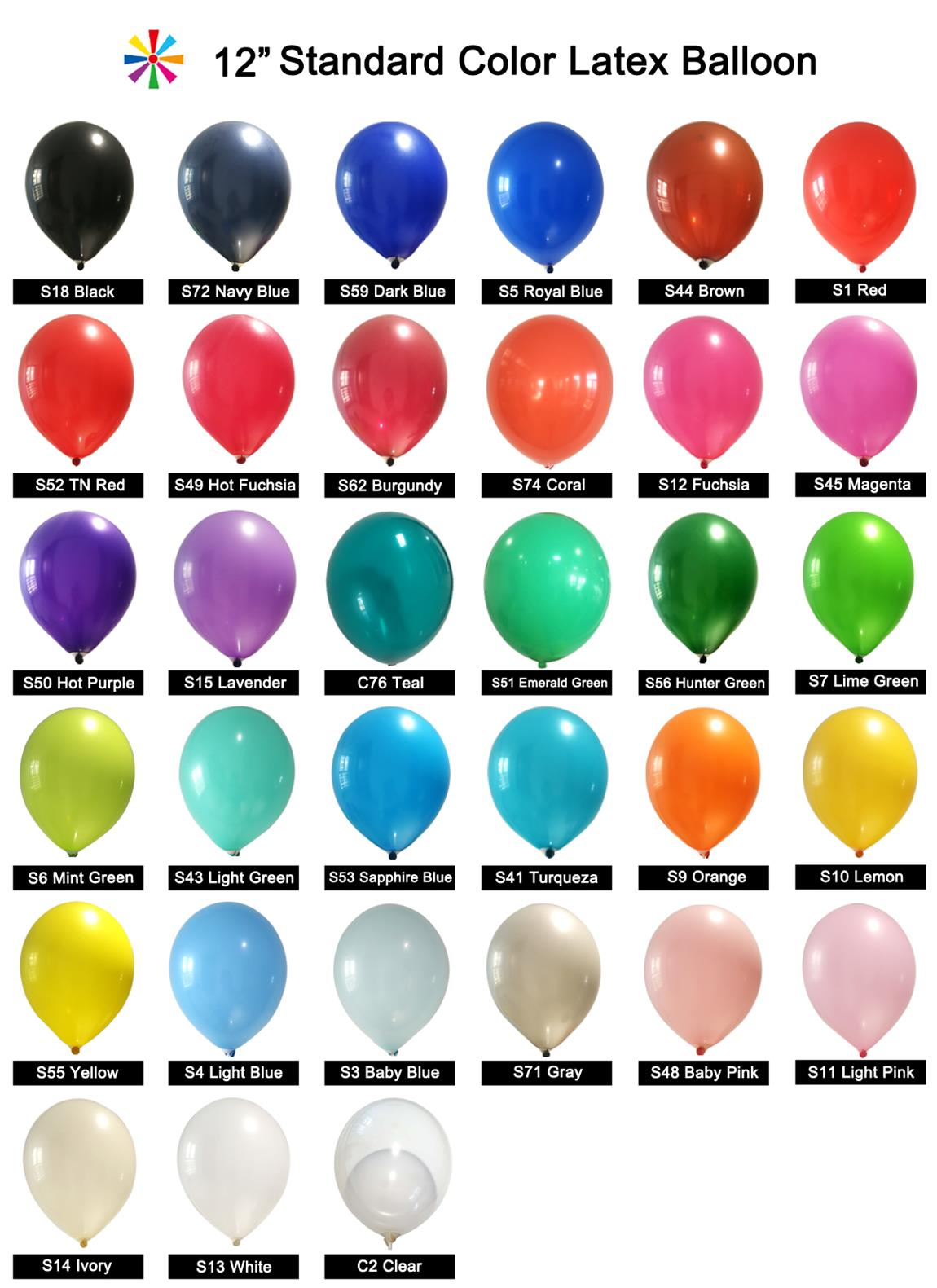 12 Inch Latex Balloon