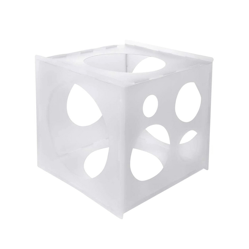 Measurement Tool Cube Transparent Balloon Sizer Box